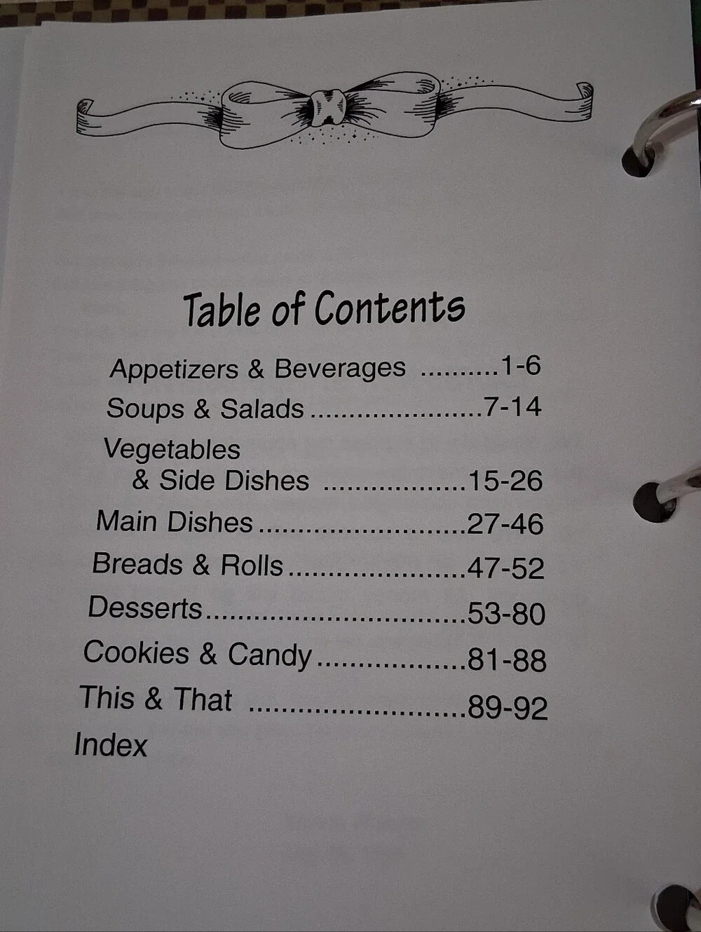 Vintage Harvesting Our Future Community Cookbook